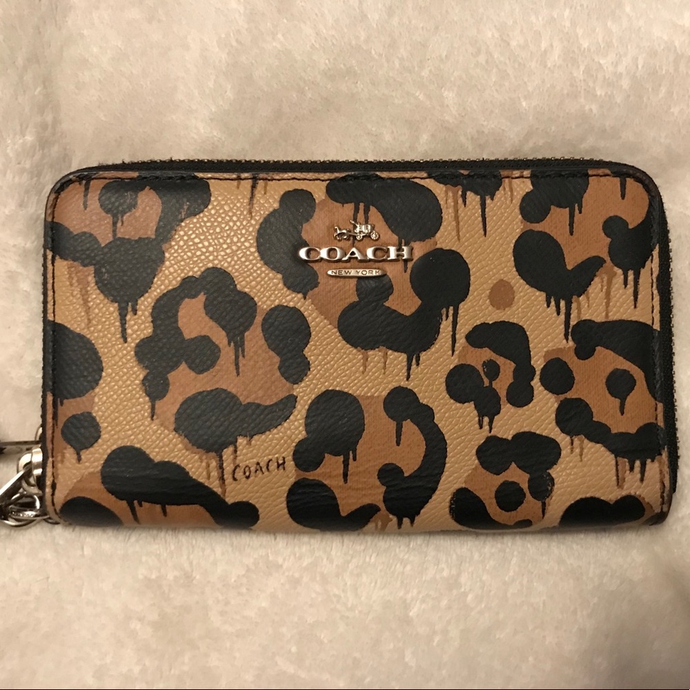 Coach Cheetah Wallet/Wristlet
